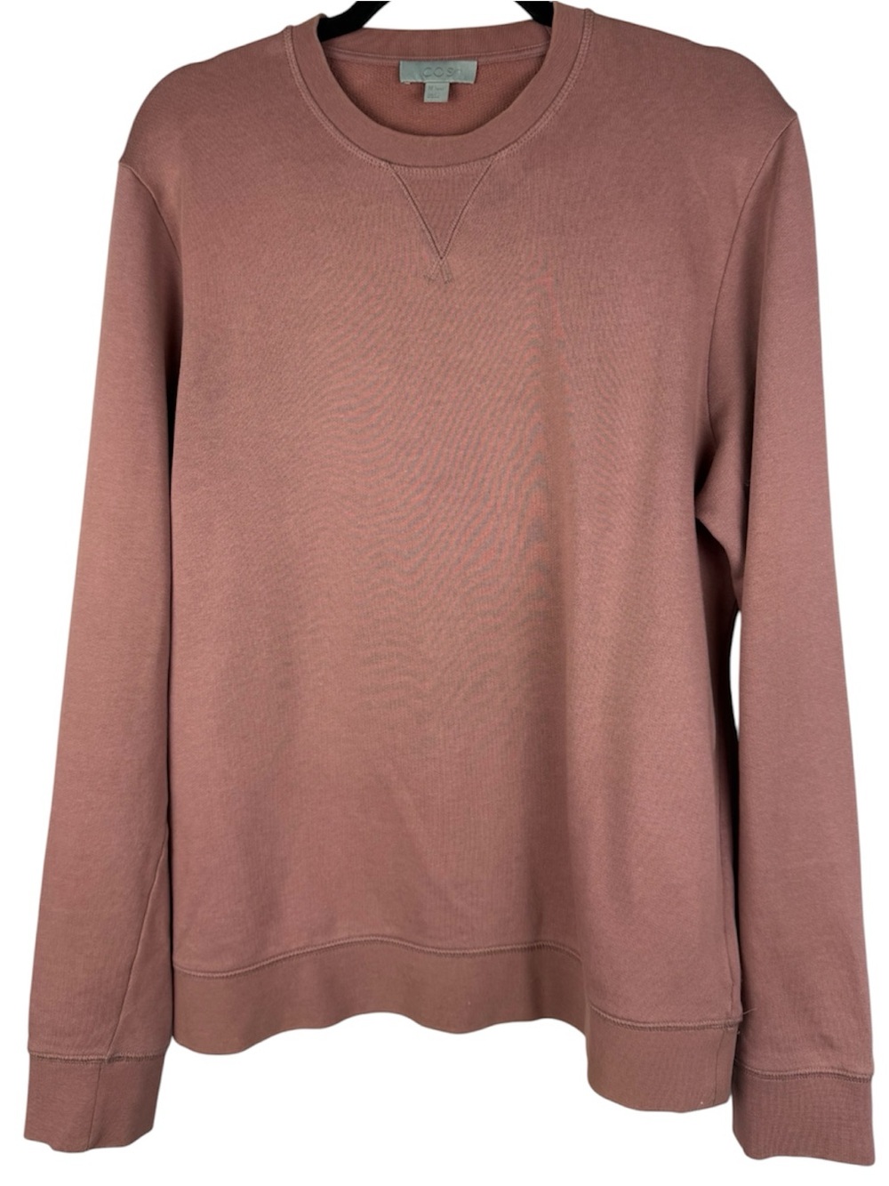 COS Dusty Rose Pink 100% Cotton Casual Oversized Comfy Crewneck Sweatshirt S